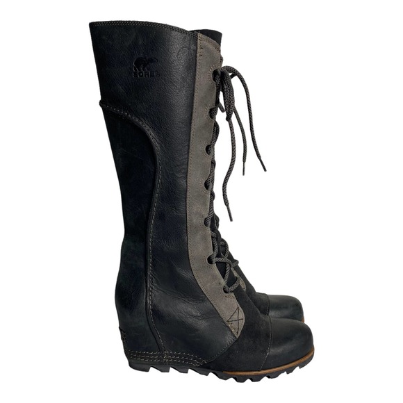 Sorel Women's Black Lace-Up Boots - Picture 2 of 9